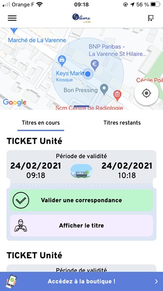 aperçu tixipass OLEANE MOBILITES 2