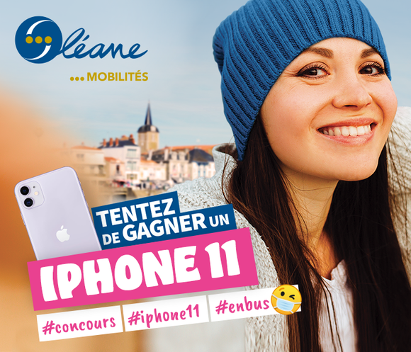 Vignette tentez de gagner un iPhone 11 - Oléane Mobilités